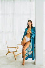 Mamasan / Water Phoenix Silk Kimono